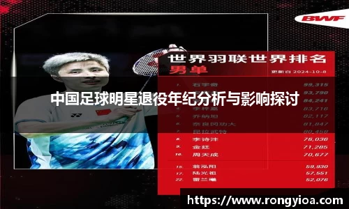 中国足球明星退役年纪分析与影响探讨